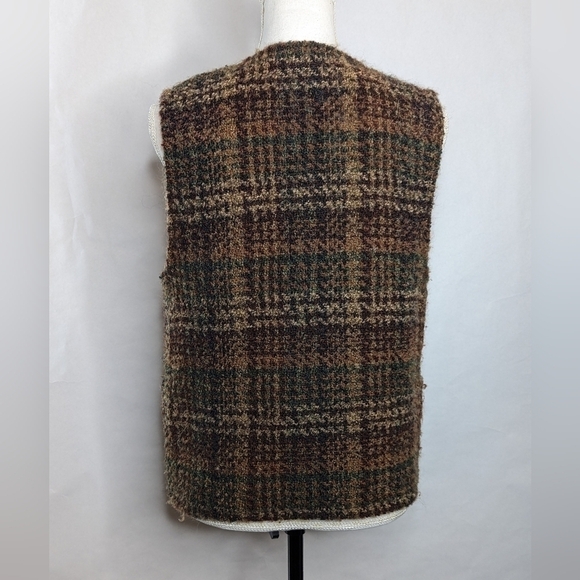 Wool Vest Plaid - Picture 5 of 11